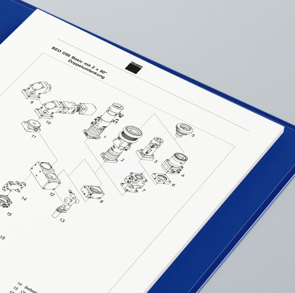 Technische Redaktion | Trumpf Laser Betriebsanleitung